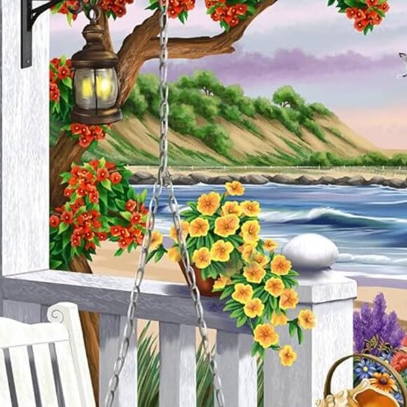 New sealed Ravensburger 300 pcs Large Format Puzzle-Seaside Sunshine - Picture 7 of 13